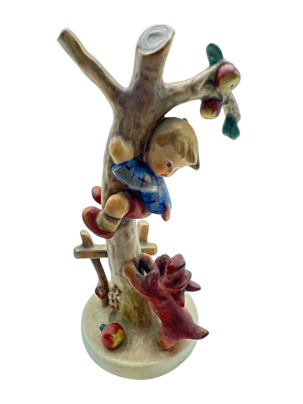 Vintage Rare Goebel Hummel Culprits Boy in Apple Tree and Dog